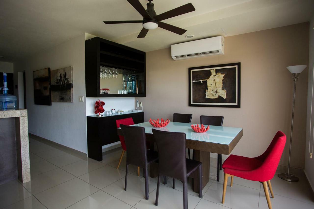 3Br Apt With Pool 坎昆 外观 照片